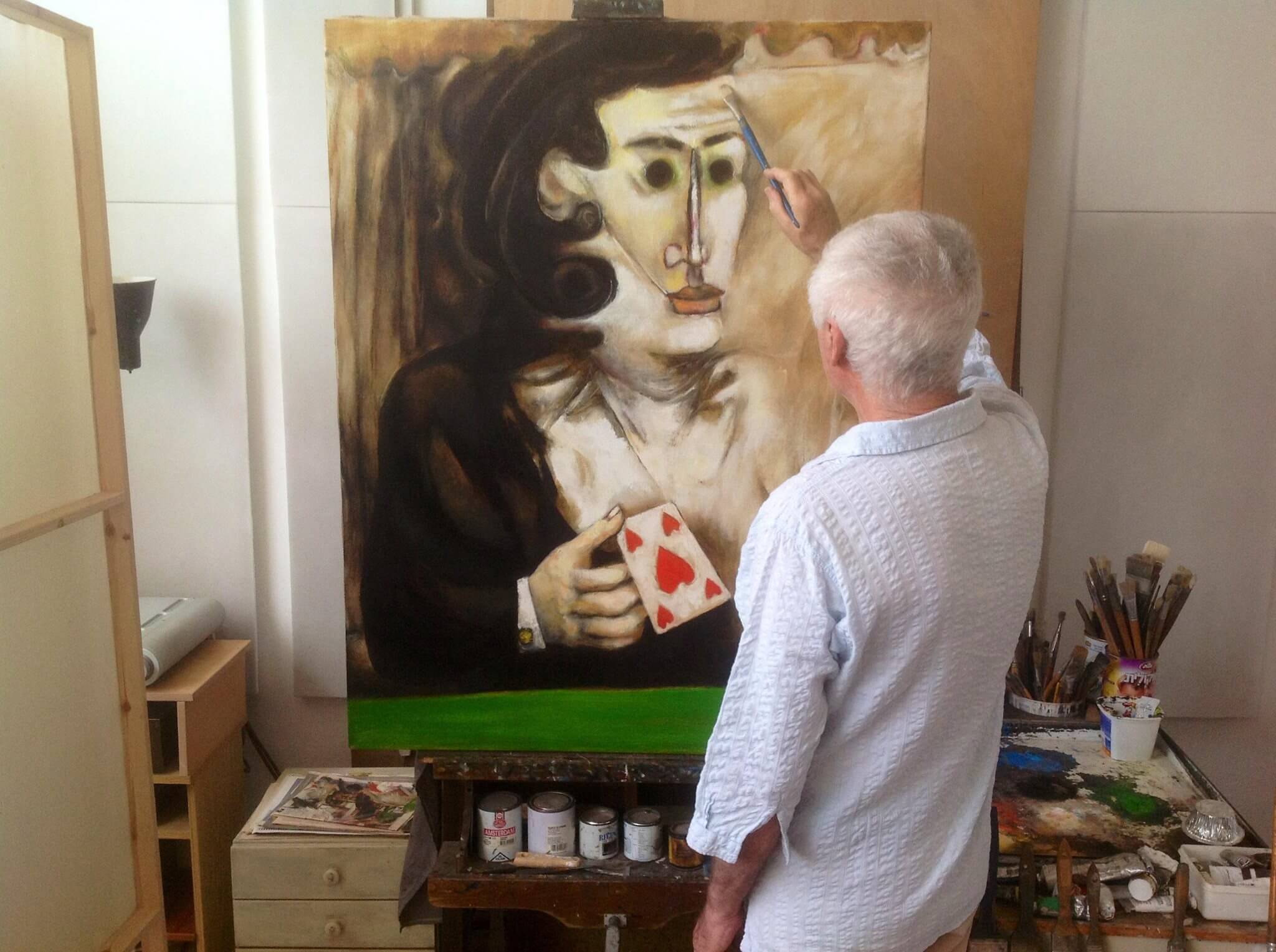 Joel Kass at his Studio Joel Kass at his Studio