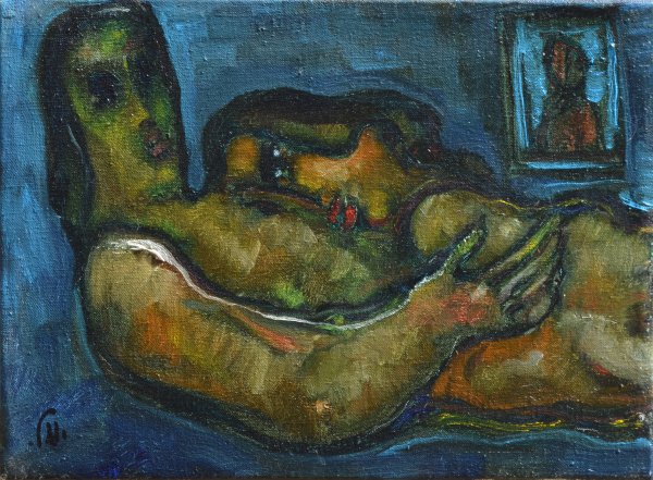 Lovers at Night 33 X 25